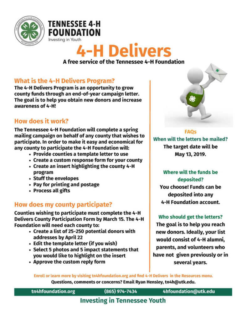 4-H Delivers - 2019