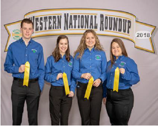 FCS Bowl: 5th place team: Layla Amons, Zachary Goad, Allye Morgan, Cryslyn Rittenberry