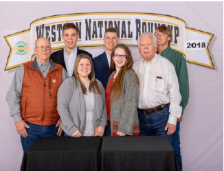 Livestock Judging High Team Overall- 19th place Tristan Crick, Keith Ralston, Brigette Swafford, Taylor Young. Coach: Mike Swafford