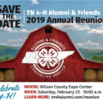 Tennessee 4-H Alumni & Friends 2019 Annual Reunion