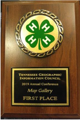 Tennessee Geographic Council 2019 Annual Conference Map Gallery First Place