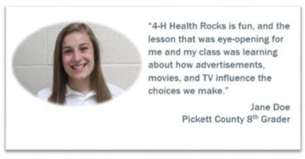 4-H Health Rocks