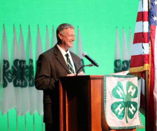 Dr. John Stier, Associate Dean, Herbert College of Agriculture addresses the Opening Assembly.