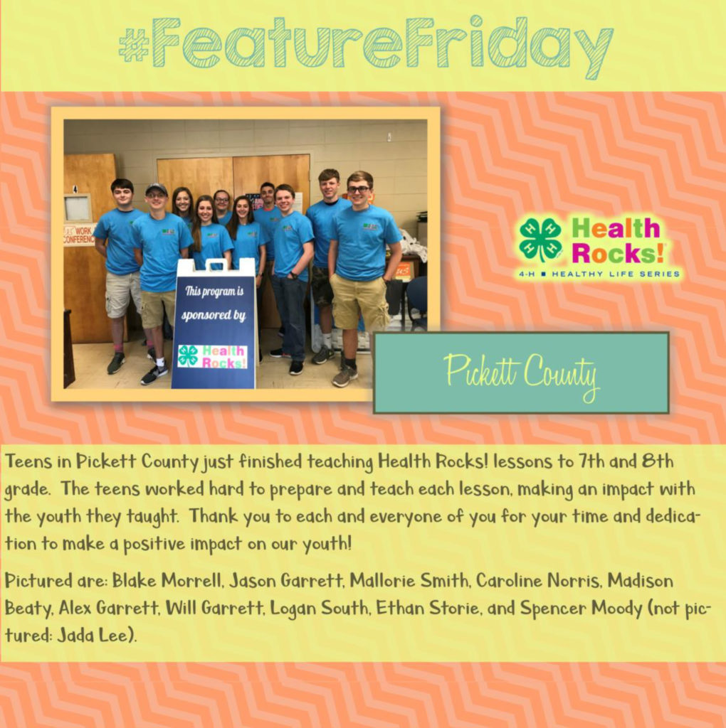 Feature Friday: Teens in Pickett County [Health Rocks!]