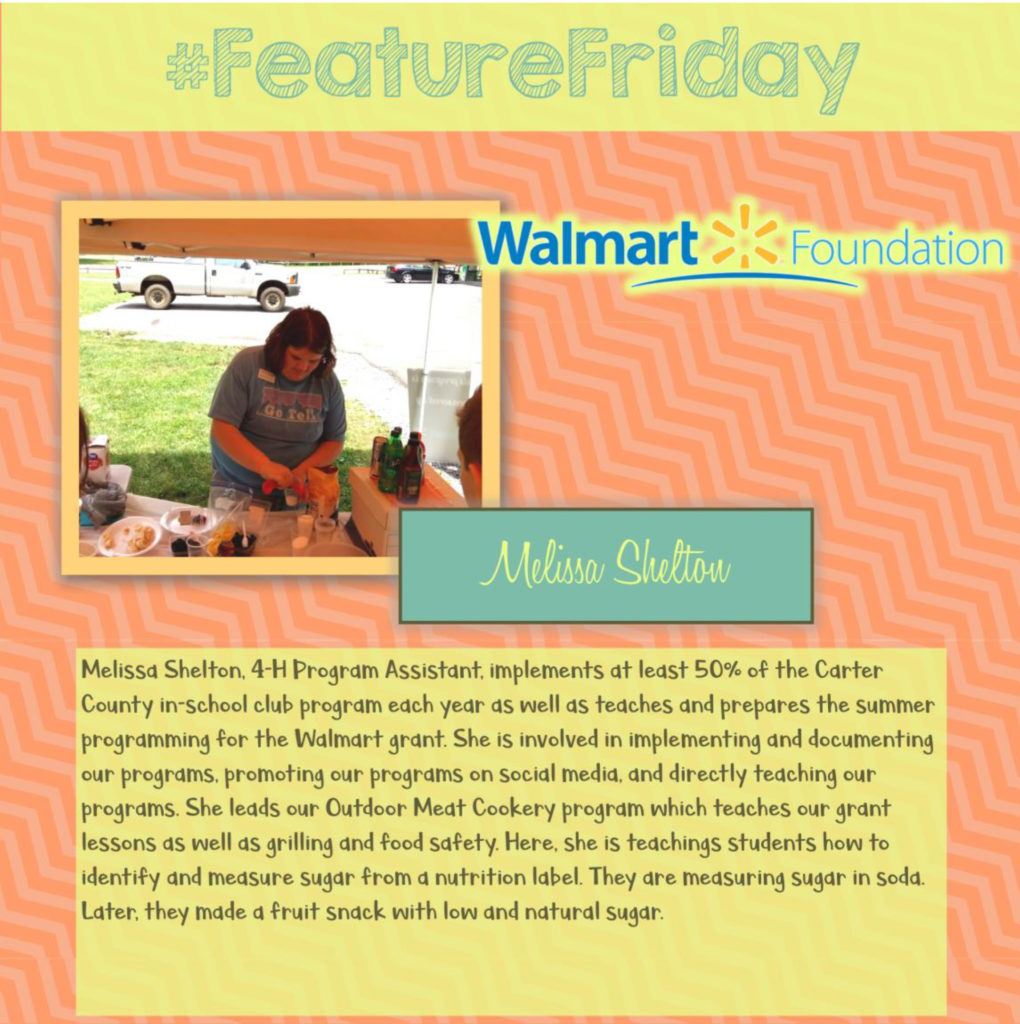 Feature Friday: Melissa Shelton, Carter County [Walmart Youth Choice: Youth Voice]