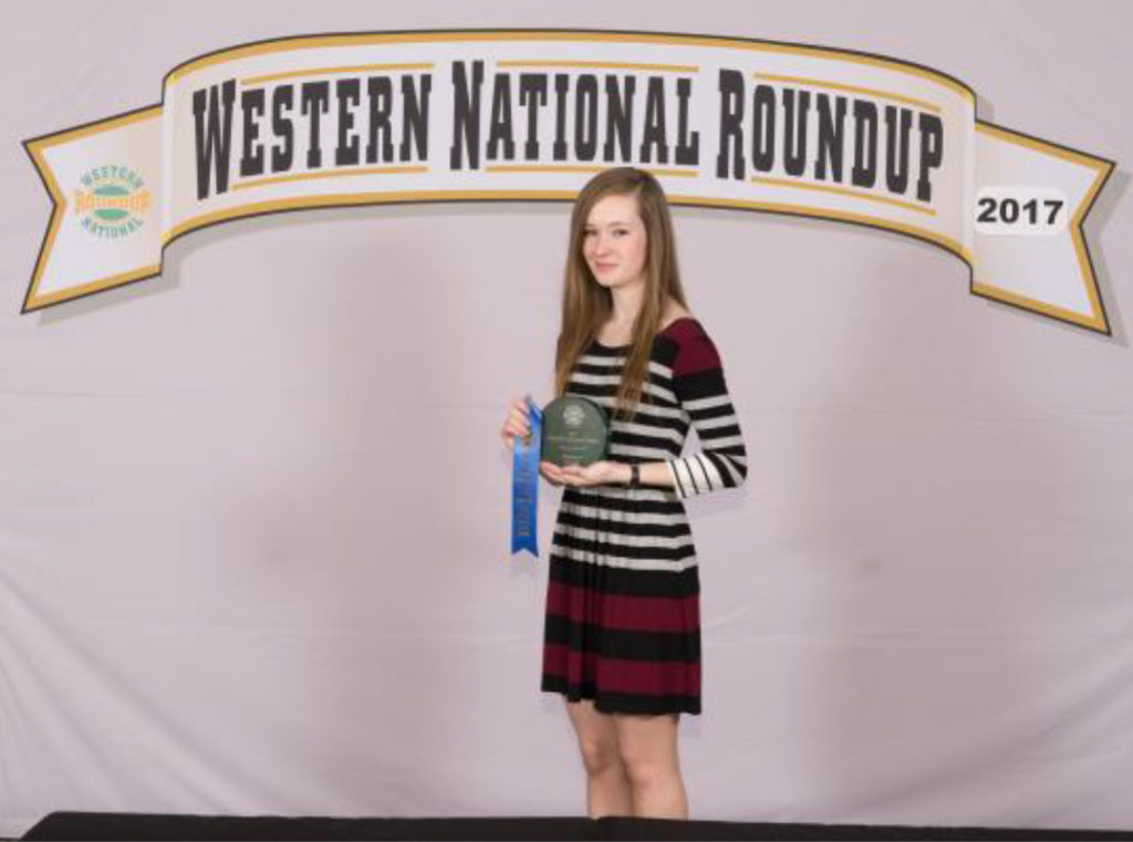 Tennessee Western National Roundup Winner - Carlee Cowan, Lincoln County