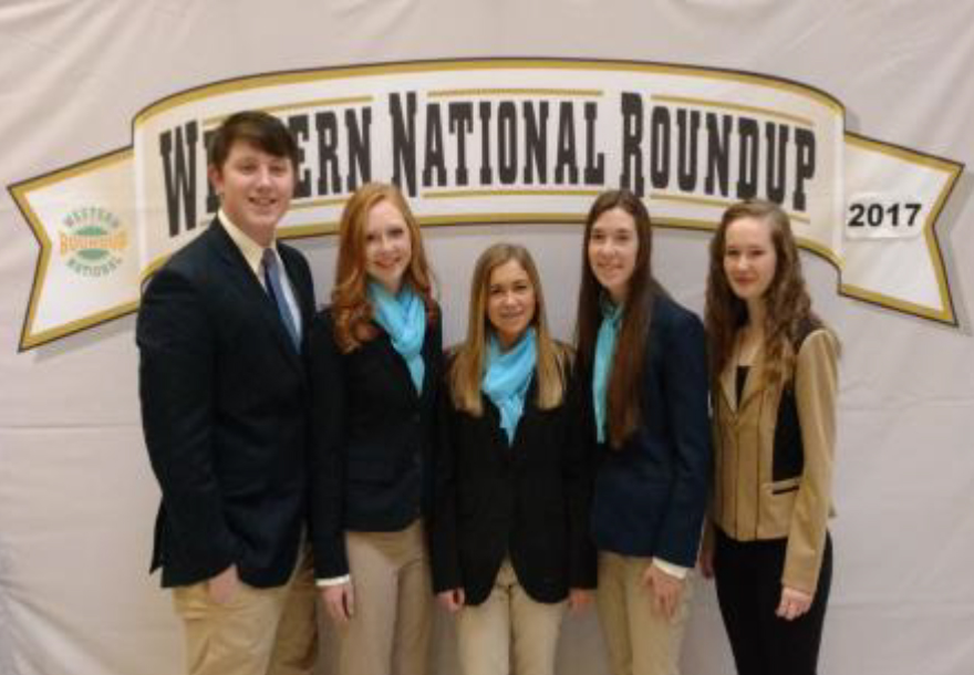 Lincoln County 4-H Members participated in the National Western 4-H Round Up in Denver, CO.