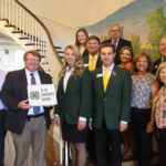 4-H Ambassador Tour - Attendees included: Ethan Harville, President, Fentress County Jacob Butler,Vice-President, Henderson County Luci Allen, Chief, Macon County Hannah Reeves, Greene County Ashley Haylett, Senior Representative,Williamson County
