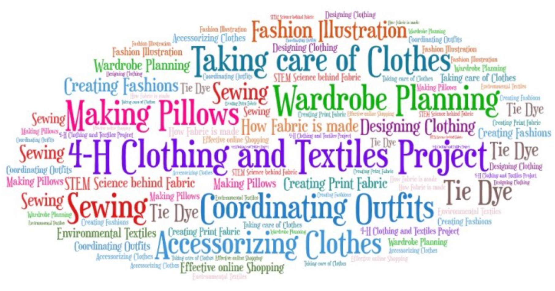 Take a New Look at the Clothing & Textiles and Creative Arts & Design Projects!!