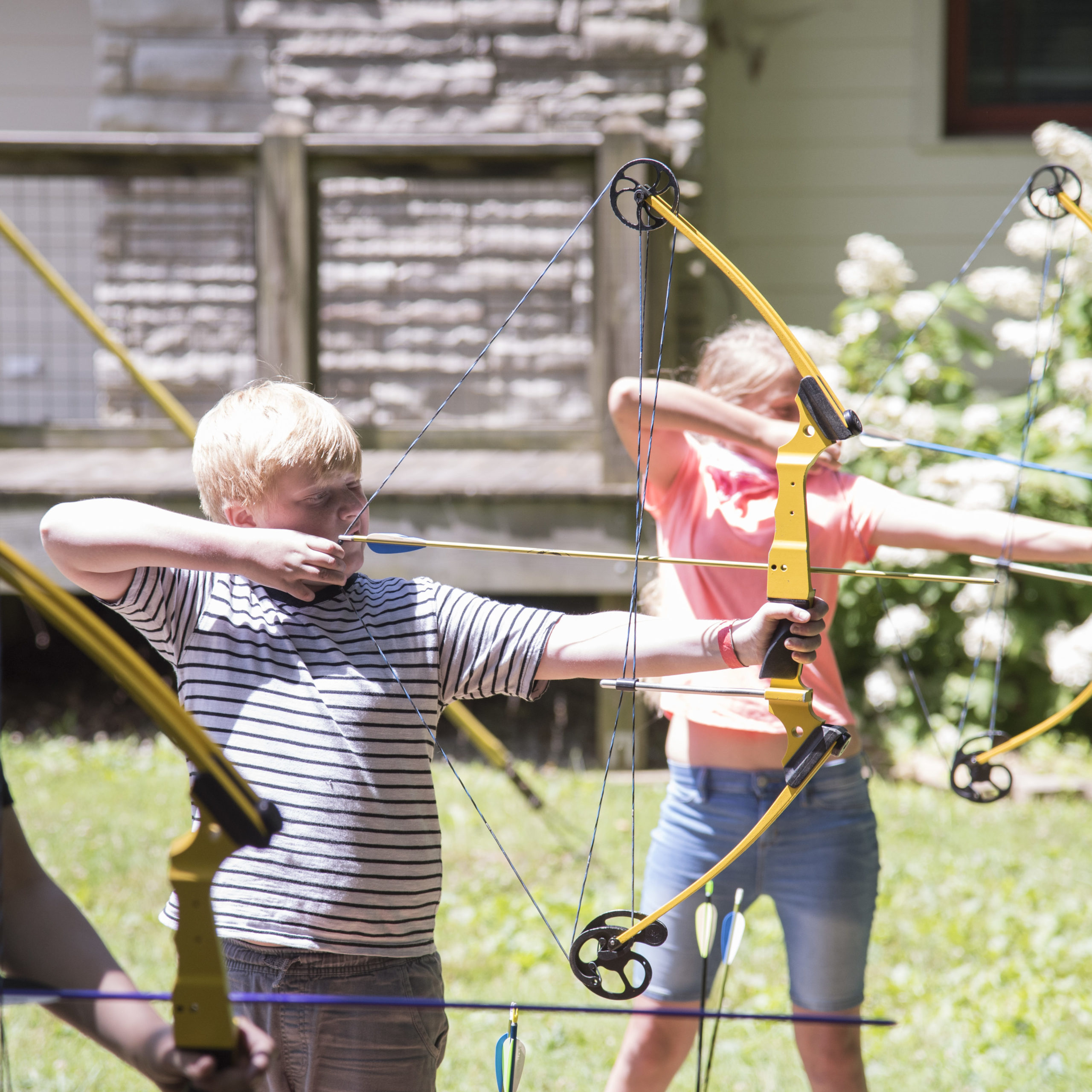 Archery at Clyde M York 4-H Camp