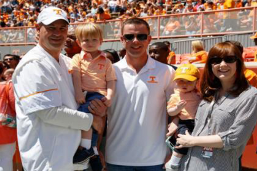 It's Football Time in Tennessee - Pruitt Family Photo from Knoxville News Sentinel