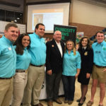 Members of the University of Tennessee Collegiate 4-H/FFA Club and teens from State 4-H Council represented Tennessee 4-H at the re- cent UT Ag Day celebration.