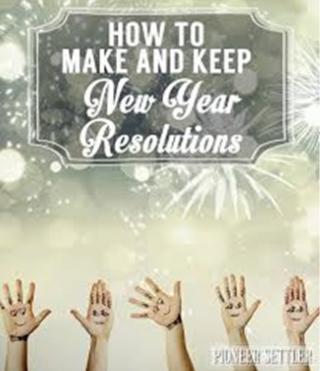 How to Make and Keep New Year Resolutions