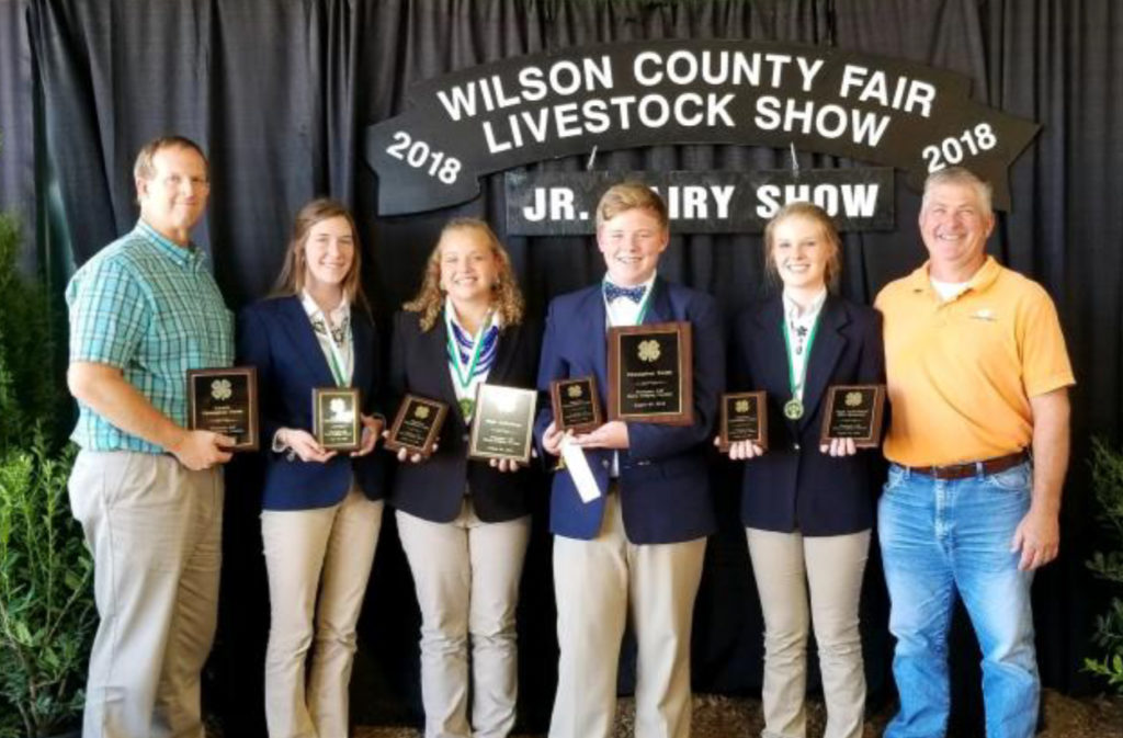 State 4-H Dairy Judging Contest Results - First Place Team: Lincoln County