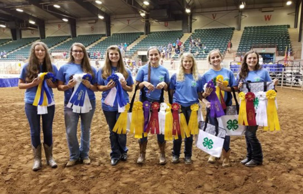 Tennessee 4-H Members Excel at Southern Regional Horse Championships - Sumner county’s team of Megan Thornton, Amber Thornton, Georgia Smith and Erin Carver placed third overall in the con- test.
