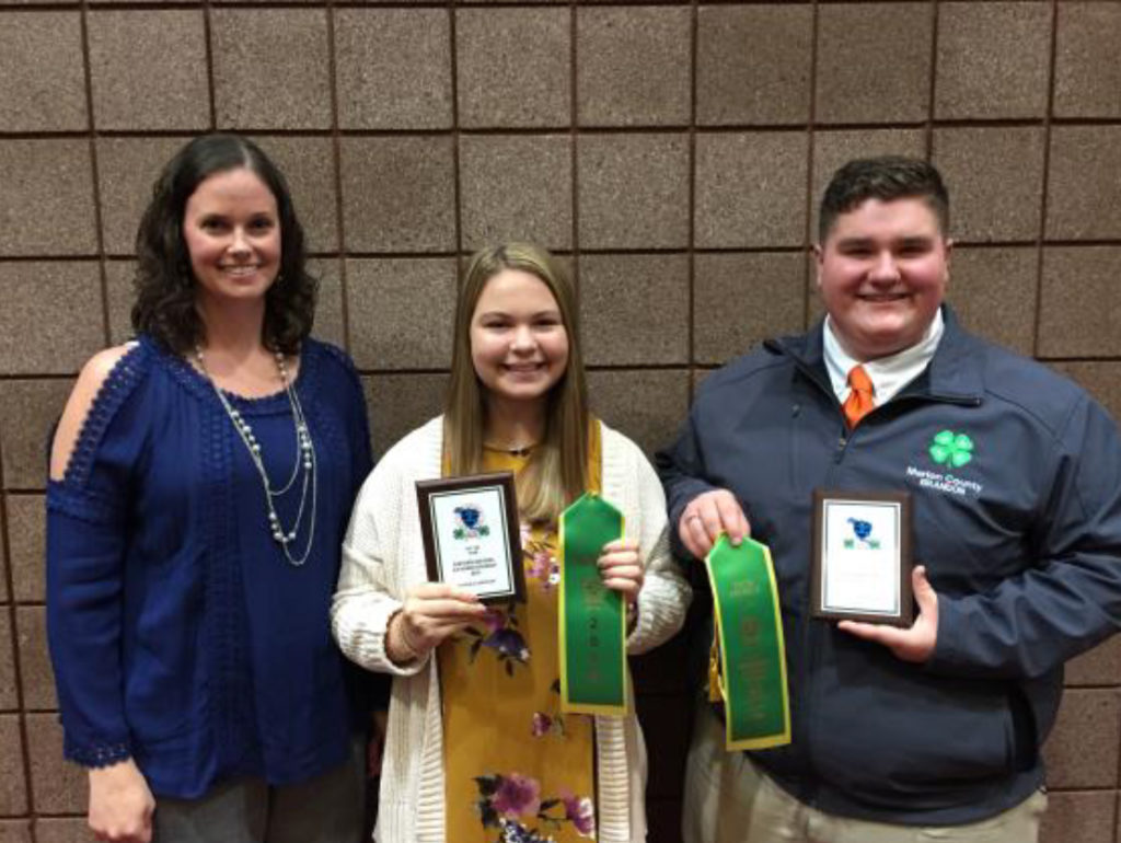 Tennessee 4-H Horse Program Youth Earn National Recognition - Maddie Ashburn and Brandon Bass from Marion County did an excellent job presenting in the team demonstration communications contest.