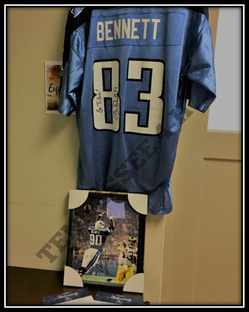 Signed Titan's Gear Auction on Tennessee 4-H Facebook Page