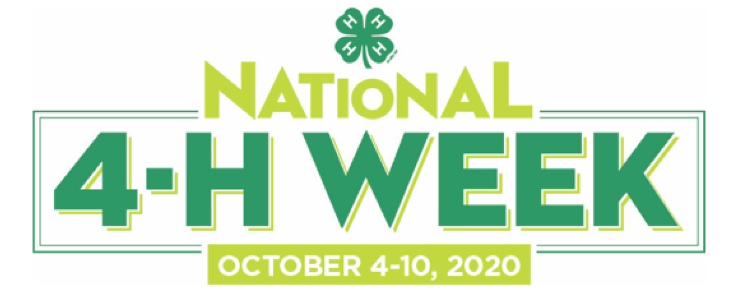 National 4-H Week - October 4-10, 2020