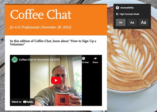 Coffee Chat for November 28, 2022