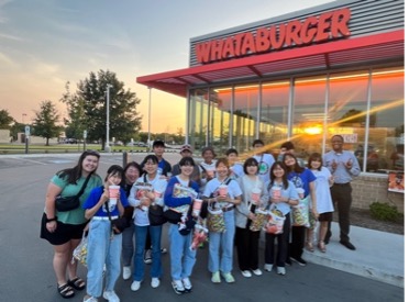 Japanese youth at Whataburger