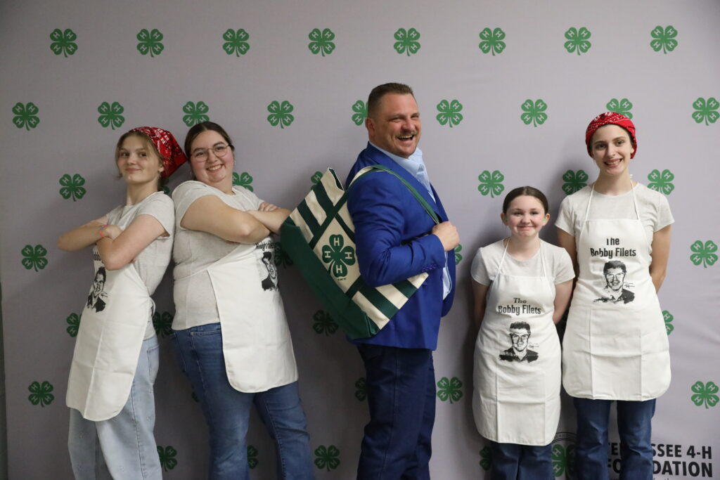 chopped challenge team with the guest speaker.